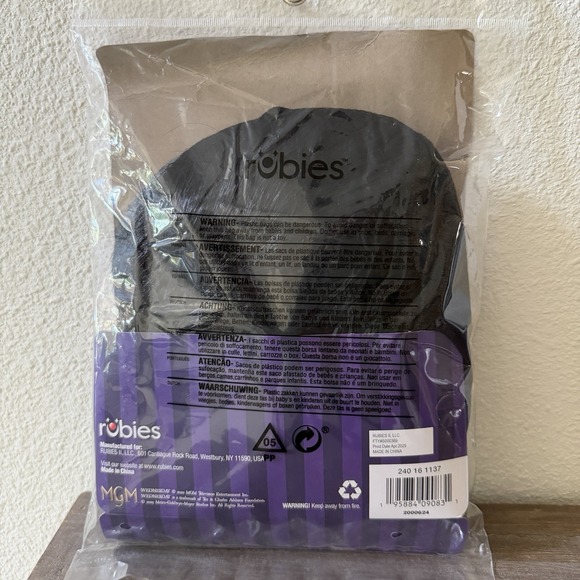 WEDNESDAY ADDAMS CHILD Size OS Costume WIG Officially Licensed Halloween NEW - Picture 2 of 2